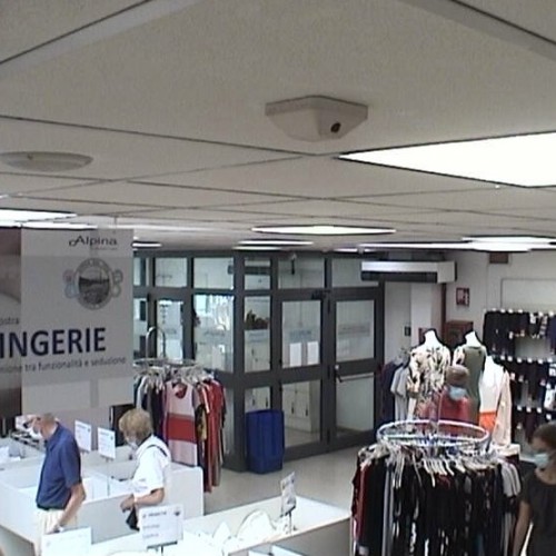 italy - torino: lingerie store in torino