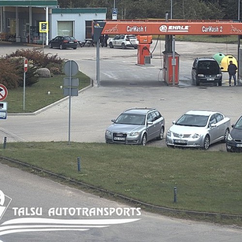 latvia - talsi: car wash - talsu autotransports