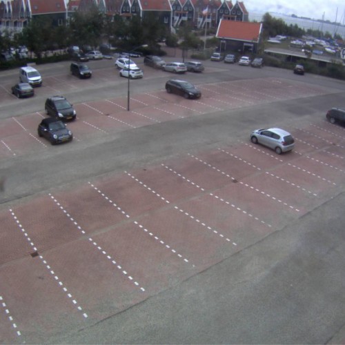 netherlands - volendam: marina volendam parking lot 3