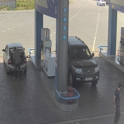 russian federation - kizlyar: gas station kizlyar
