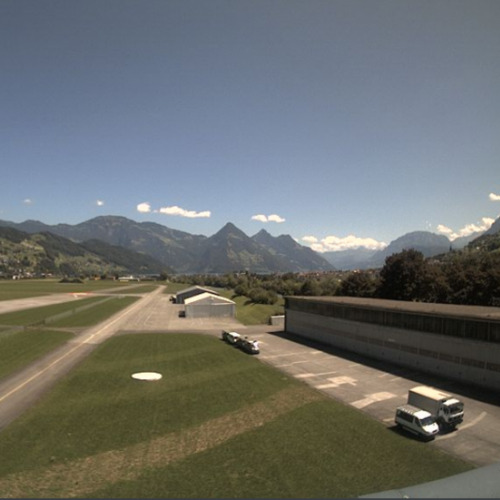 switzerland - buochs: buochs airport view to the east