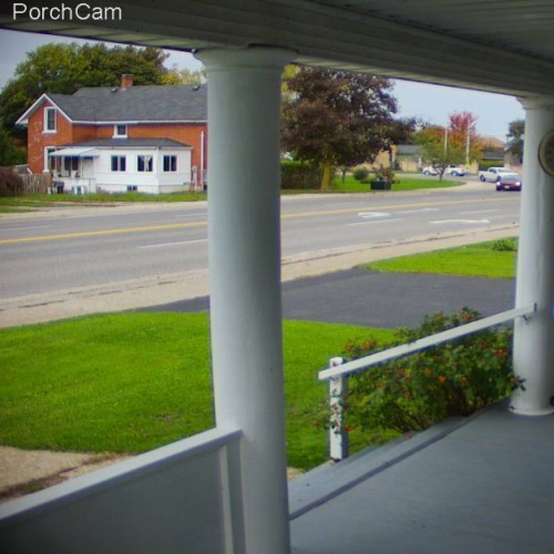 canada - wingham: porch webcam