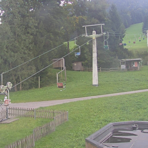 austria - alberschwende: alberschwende skilift lower station