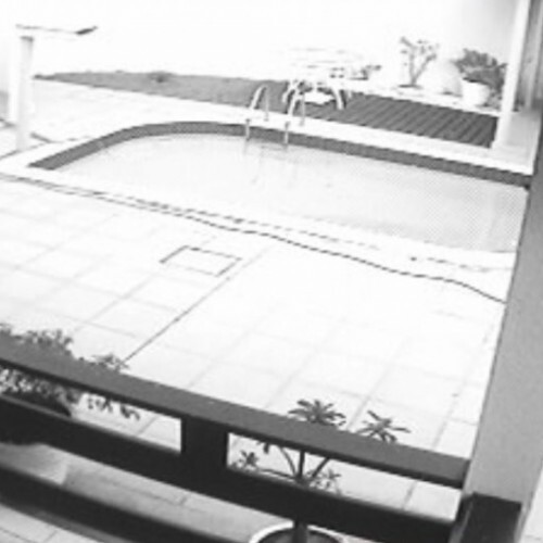 brazil - natal: garden with pool in natal