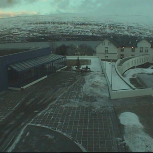 iceland - akureyri: akureyri junior college view