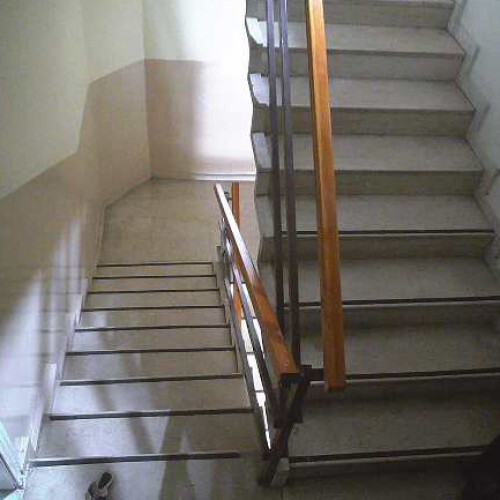 turkey - mercin: stairs in building view