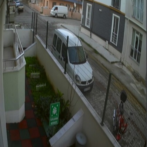 turkey - konya: konya street view from a balcony