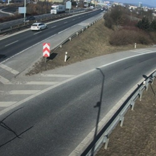 czech republic - prague: prague highway traffic 2