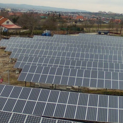 czech republic - ceska skalice: ceska skalice solar power panels