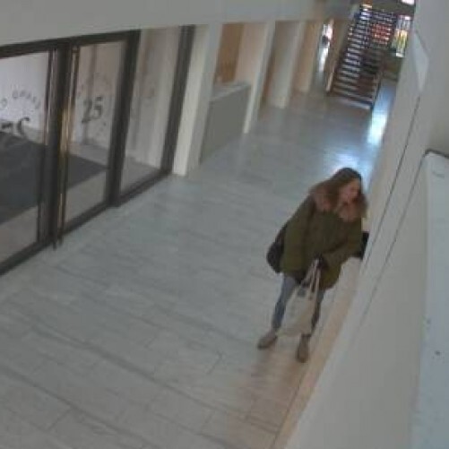 denmark - copenhagen: security view inside a building in copenhagen