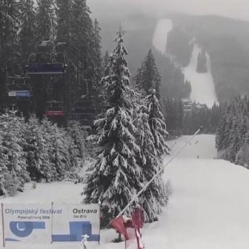 czech republic - bila: bila ski view