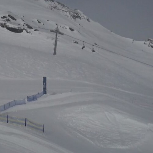 austria - kaprun: sonnenkar ski view