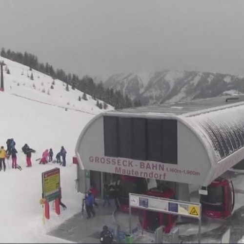 austria - mauterndorf: grosseck sender bergstation