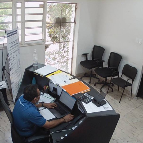 mexico - merida: webcam view in merida