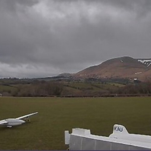 united kingdom - brecon: black mountains gliding club - east view