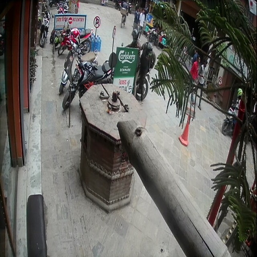 nepal - kathmandu: ip camera - kathmandu