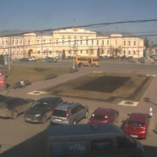 russian federation - tver: lenina square