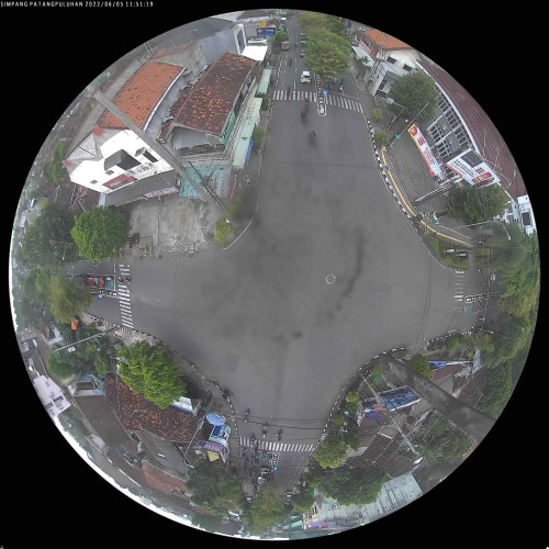 indonesia - muntilan: webcam view in muntilan