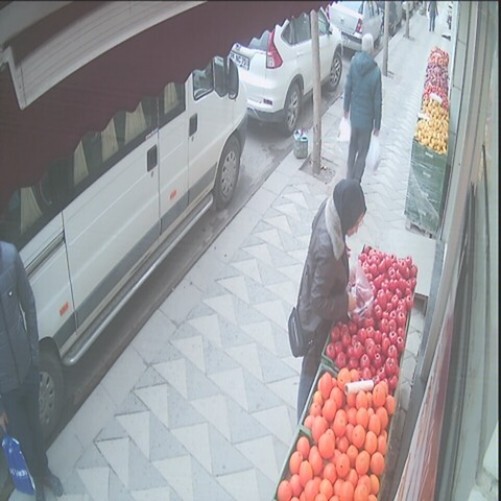 turkey - ankara: view outside a supermarket in ankara