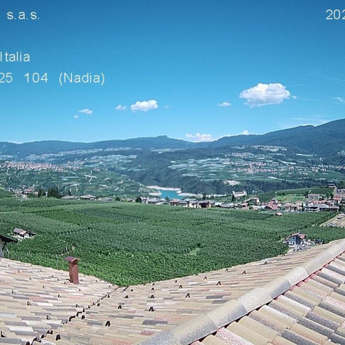 italy - trento: slope view ip camera - trento