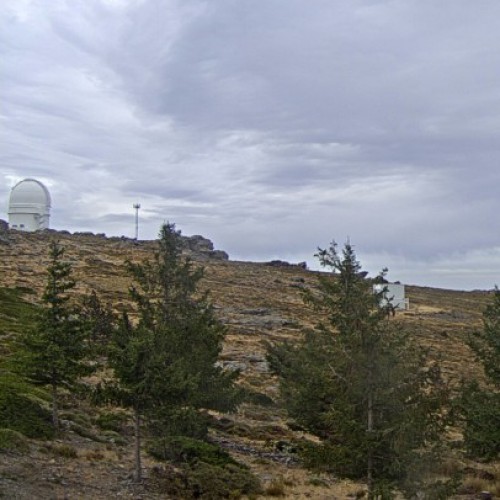 spain - almeria: calar alto astronomical observatory - southeast view