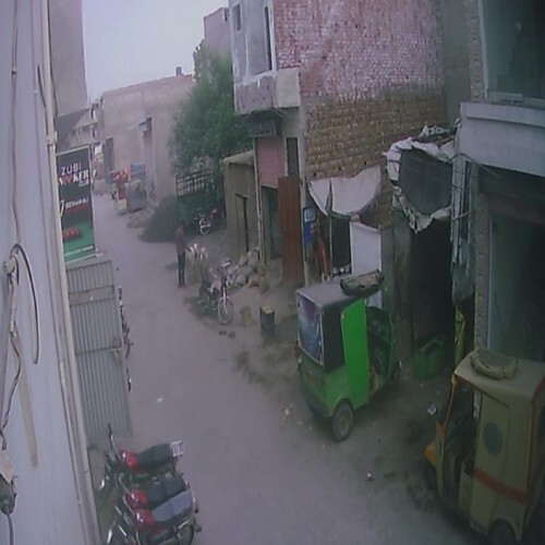pakistan - lahore: small street in lahore