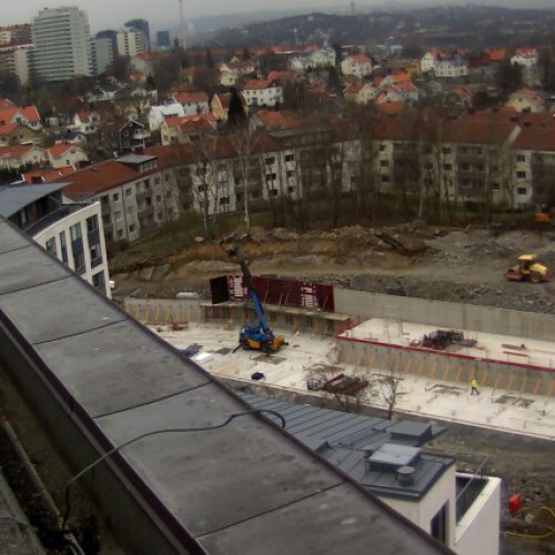 sweden - gothenburg: construction work in gothenburg