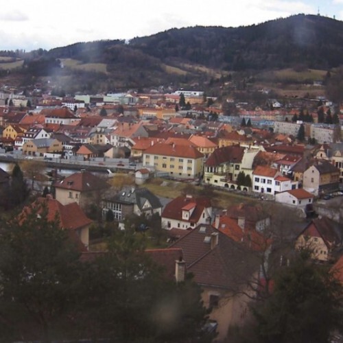 czech republic - susice: susice city view