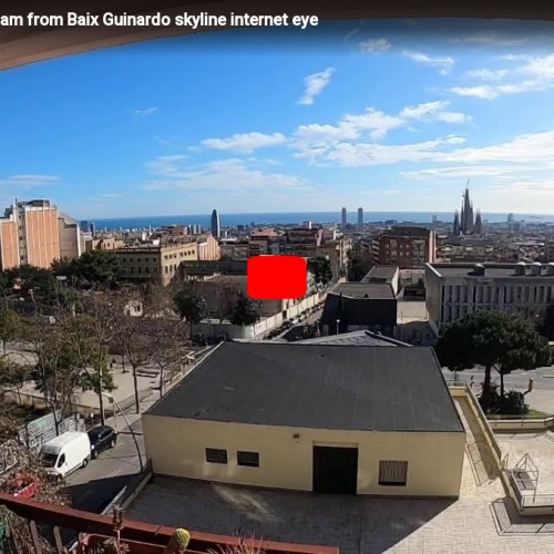 Barcelona Skyline Live: Views from Baix Guinard&oacute;, Spain