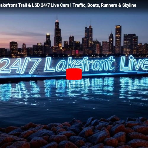 Chicago Lakefront Trail Live Cam - Scenic Views of Lake Michigan