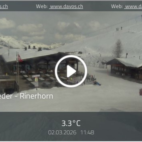 Live Webcam Davos Glaris: Jatzmeder Rinerhorn HD View
