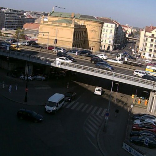 czech republic - prague: traffic in prague