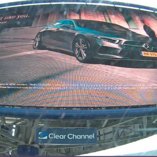 netherlands - den haag: billboard in den haag