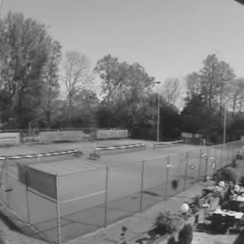 netherlands - amsterdam: tennis court in amsterdam