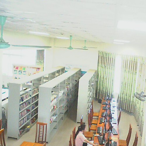 vietnam - ho chi minh: library in ho chi minh