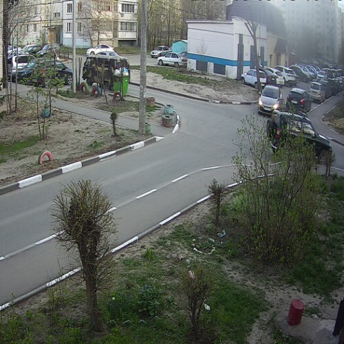 russian federation - kazan: traffic view in kazan