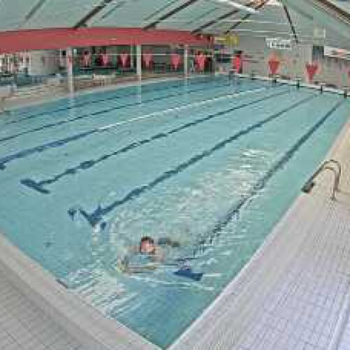 czech republic - prague: indoor swimming pool in prague