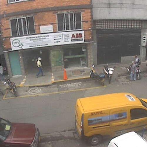 colombia - medellin: street view in medellin