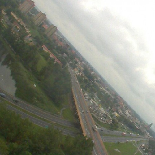 poland - trzemeszno: traffic and city view in trzemeszno
