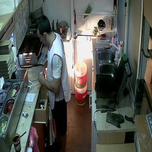 bulgaria - sofia: restaurant kitchen cam in sofia