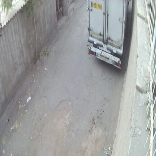 iran - tehran: street security cam in tehran