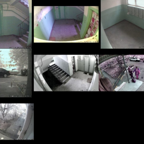 russian federation - afonino: building security cams in afonino