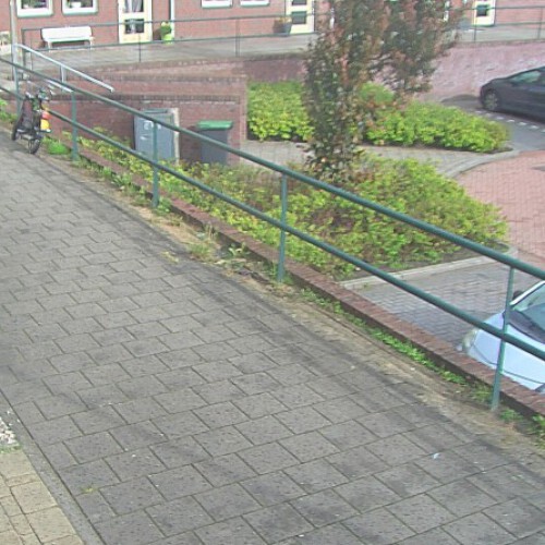netherlands - bennekom: houses and parking in bennekom