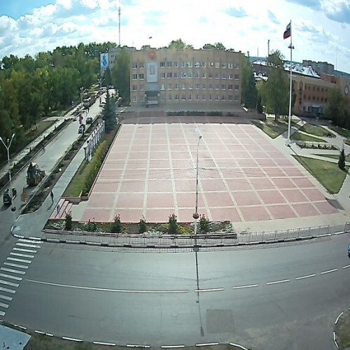 russian federation - donskoye: square view in donskoye