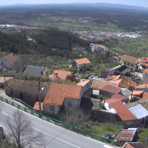 portugal - aldeia da serra: aldeia da serra from estrada da serra
