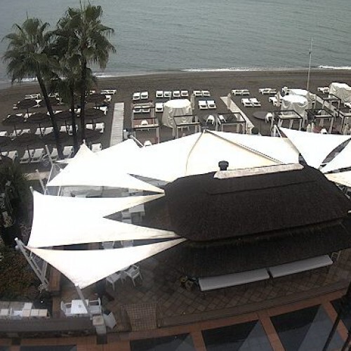 spain - torremolinos: playa miguel beach club view