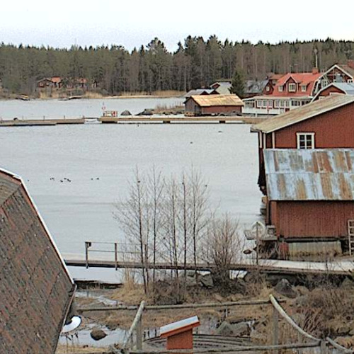 sweden - skaersa: view from skaersa samlingslokal