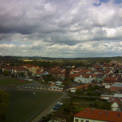 czech republic - blatna: view of the sports complex in blatna