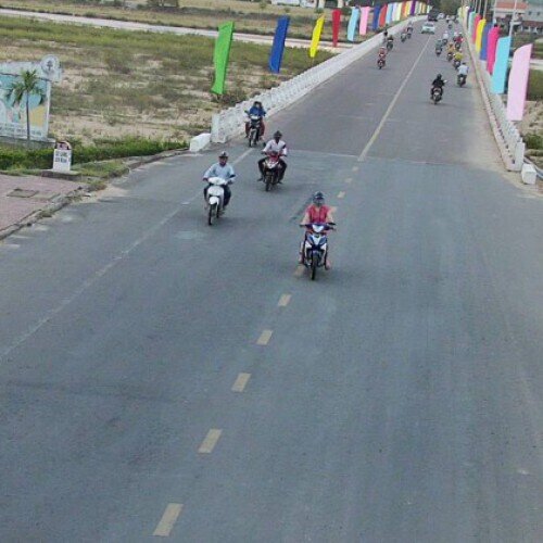 vietnam - da nang: traffic in da nang