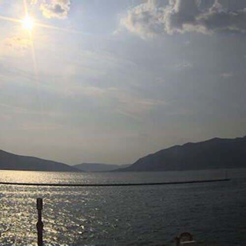 montenegro - tivat: lake in tivat